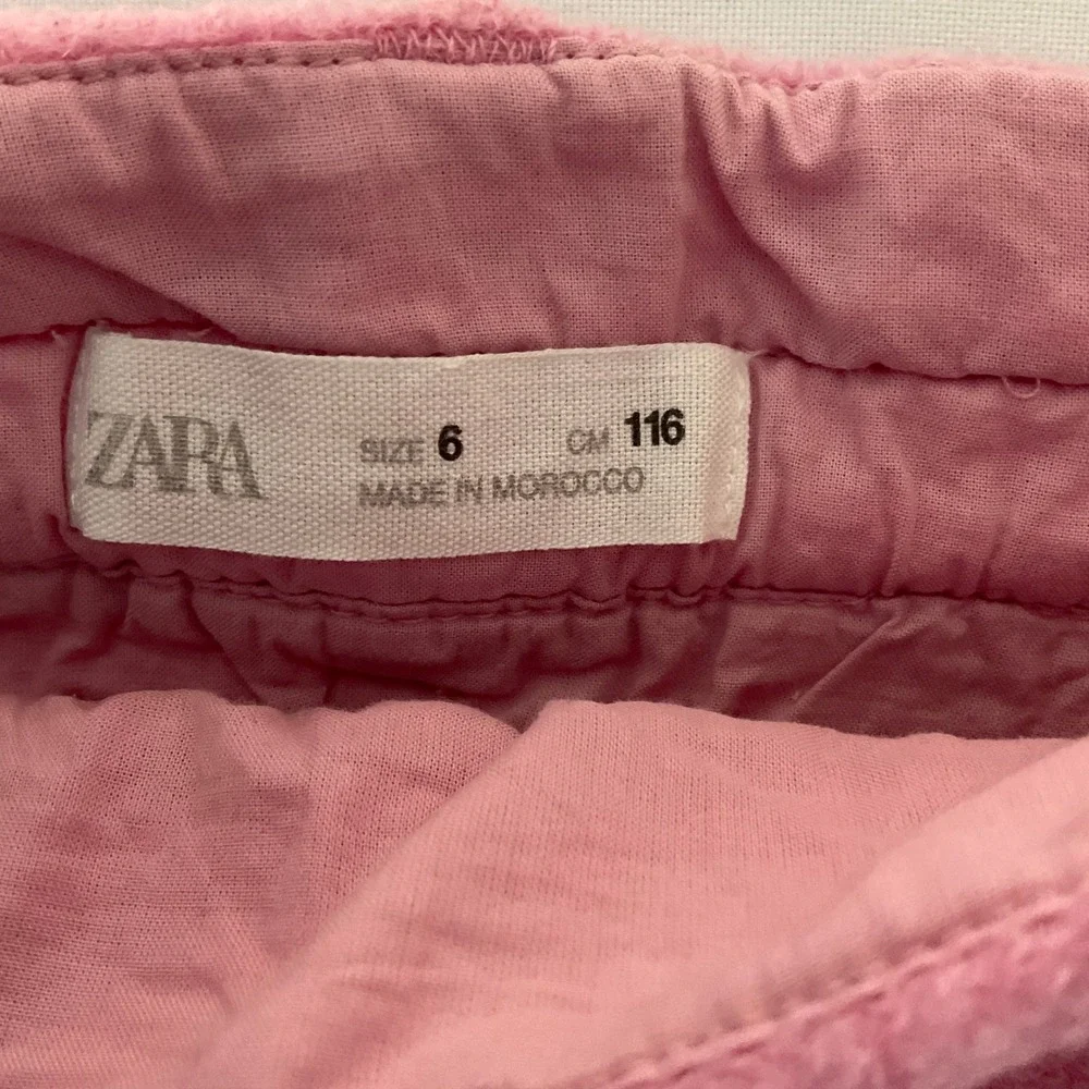 Zara Skirt Suit Set Girls 4-5 Pink Excellent Wool Blend Preppy Classic